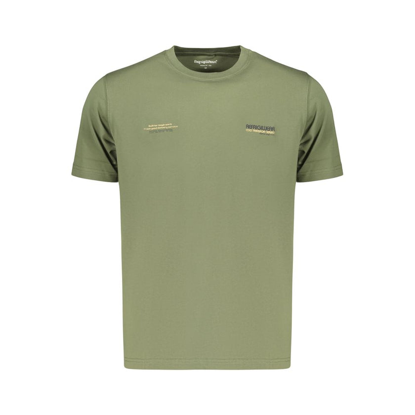 Refrigiwear Grünes Baumwoll-T-Shirt für Herren
