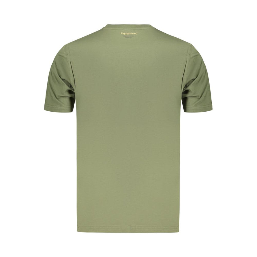 Refrigiwear Grünes Baumwoll-T-Shirt für Herren