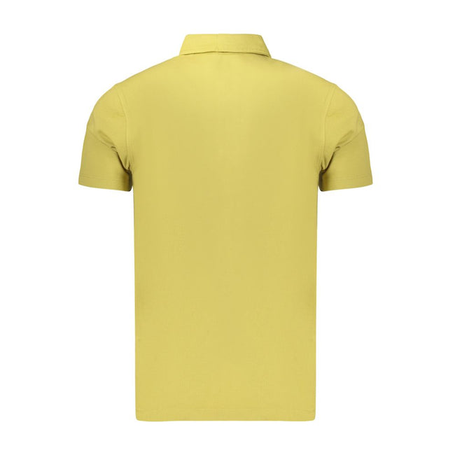 Refrigiwear Herren Polohemd aus gelber Baumwolle