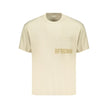 Refrigiwear Beigefarbenes T-Shirt aus Baumwolle