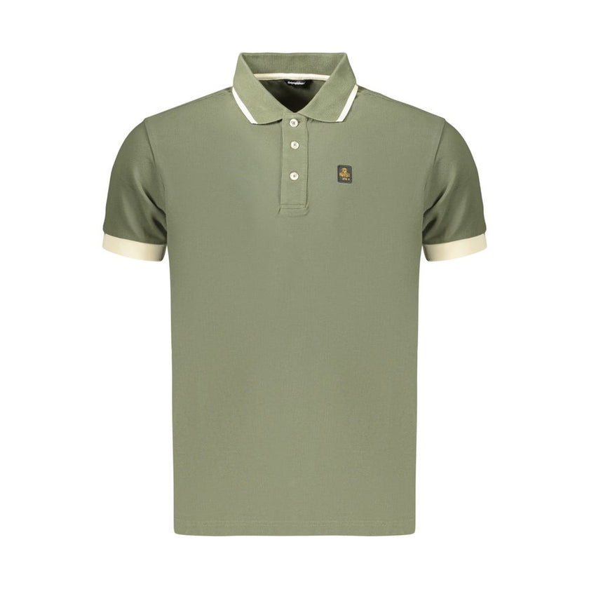 Refrigiwear Herren-Poloshirt Verde aus Baumwolle