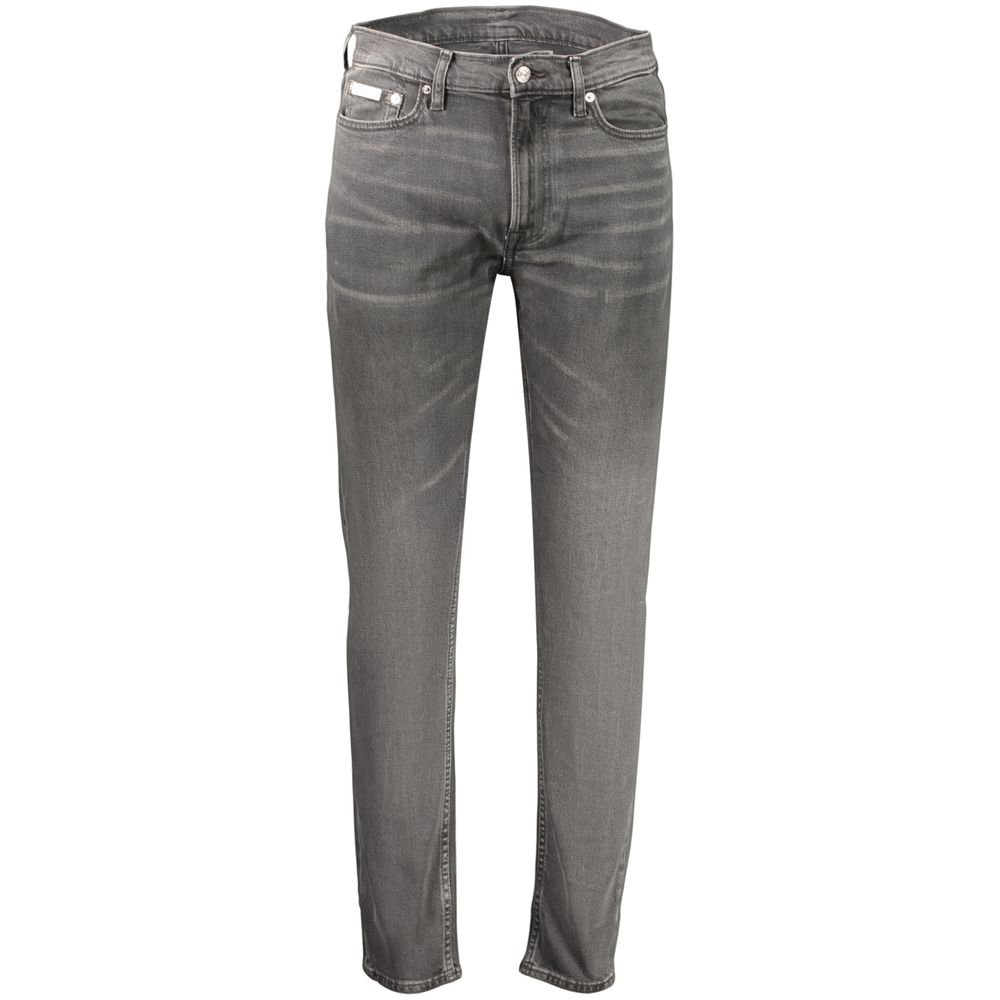 Calvin Klein Men's Black Cotton Jeans