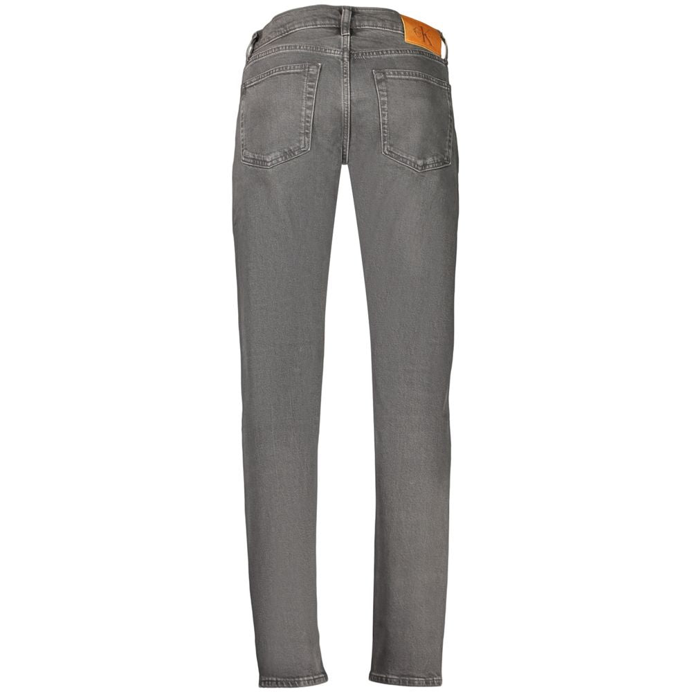 Calvin Klein Men's Black Cotton Jeans