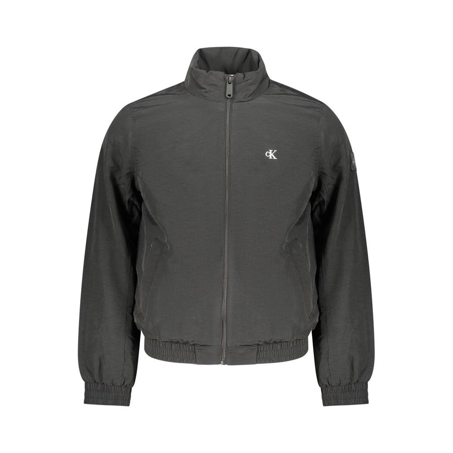 Calvin Klein Schwarze Polyamid-Herrenjacke