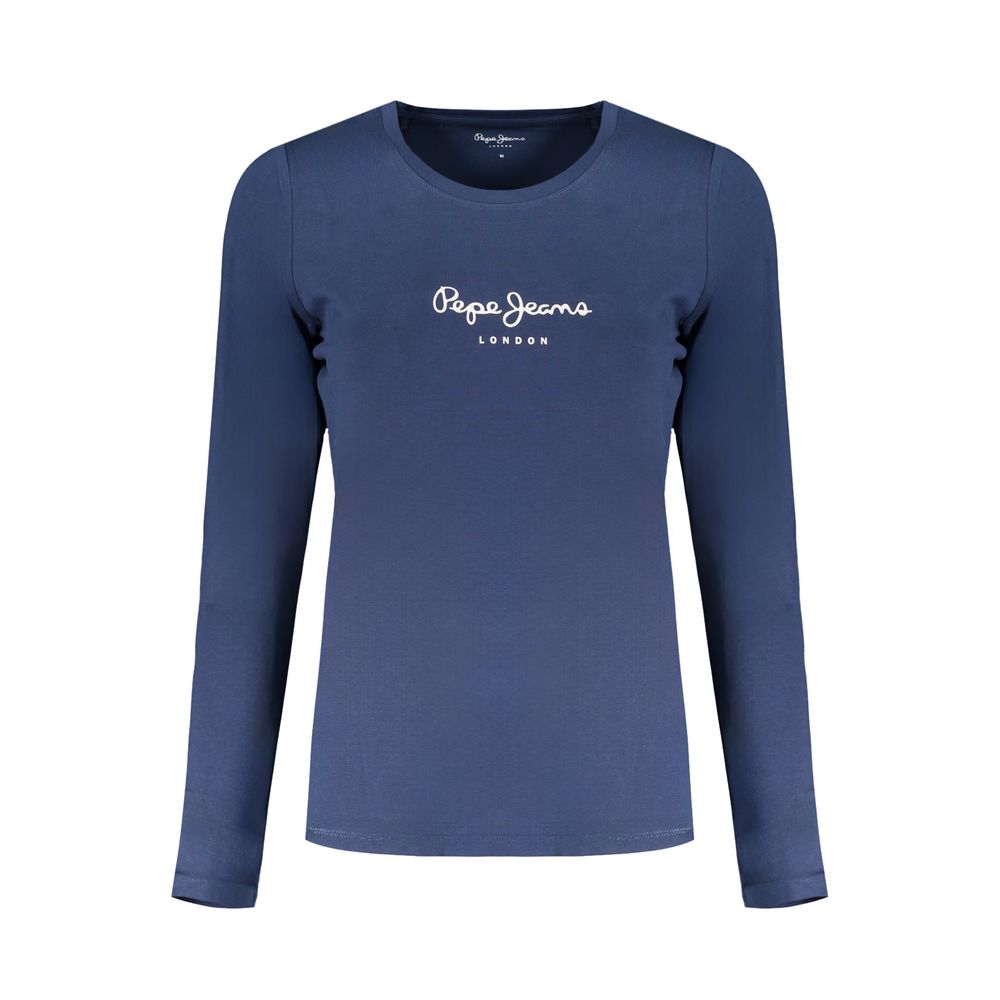 Pepe Jeans Women's Blue Cotton T-Shirt