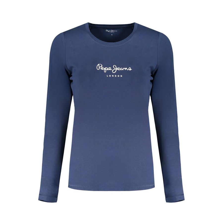 Pepe Jeans Women's Blue Cotton T-Shirt