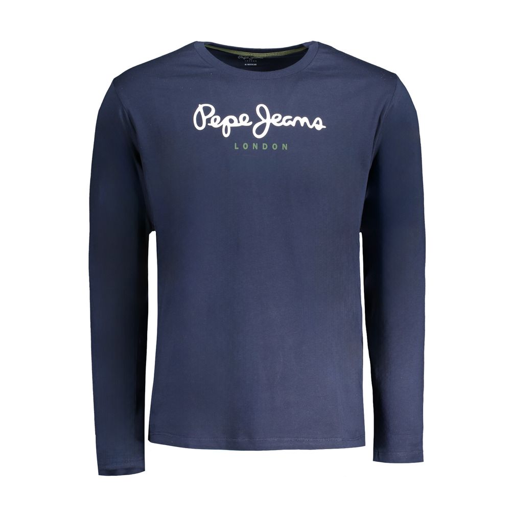Men's Pepe Jeans Blue Cotton T-Shirt