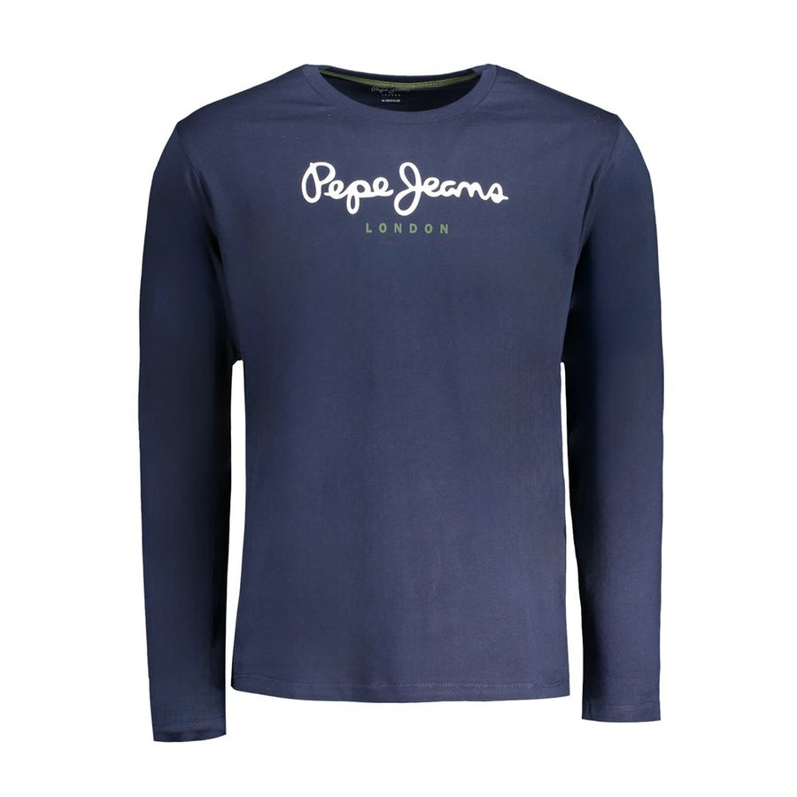 Men's Pepe Jeans Blue Cotton T-Shirt