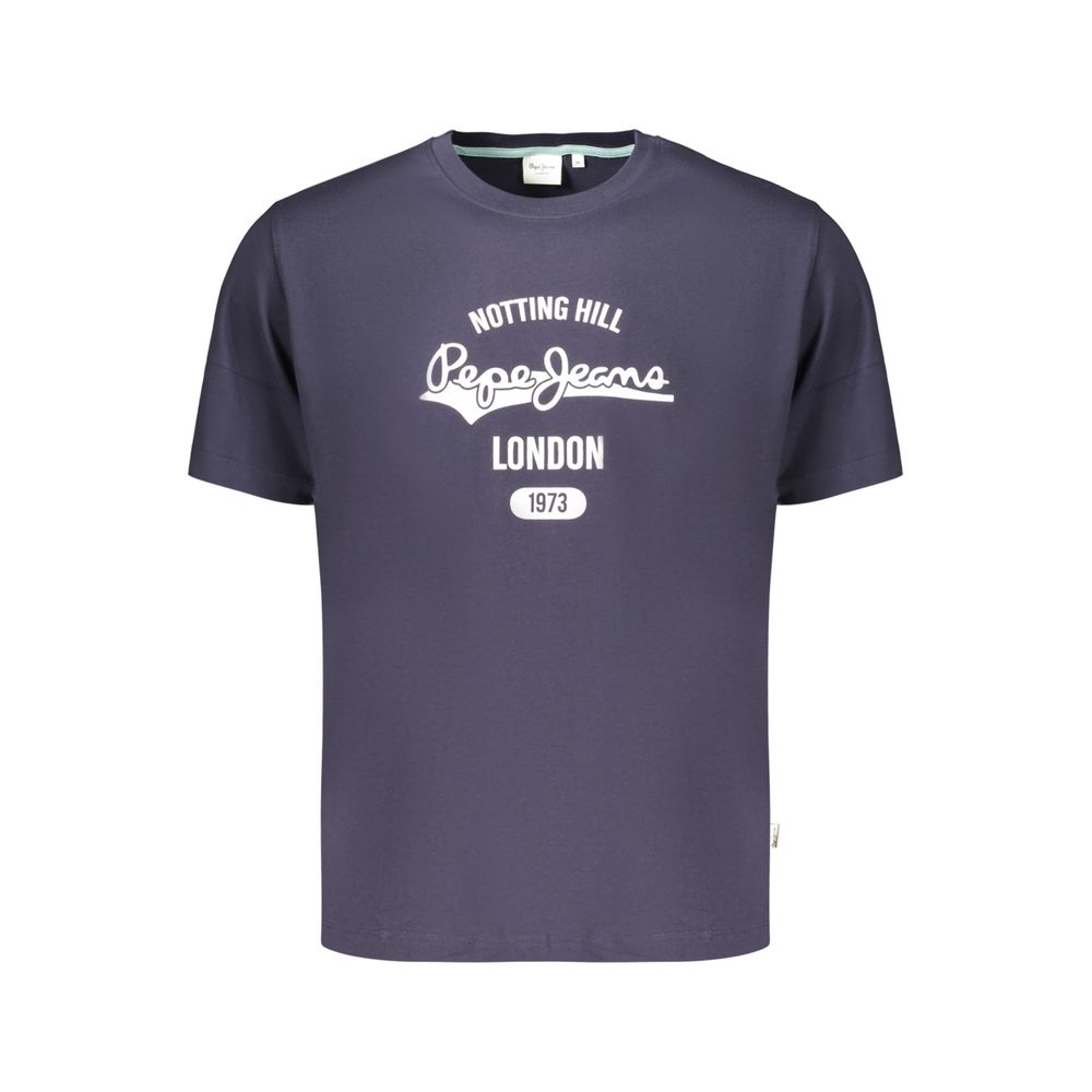 Men's Pepe Jeans Blue Cotton T-Shirt