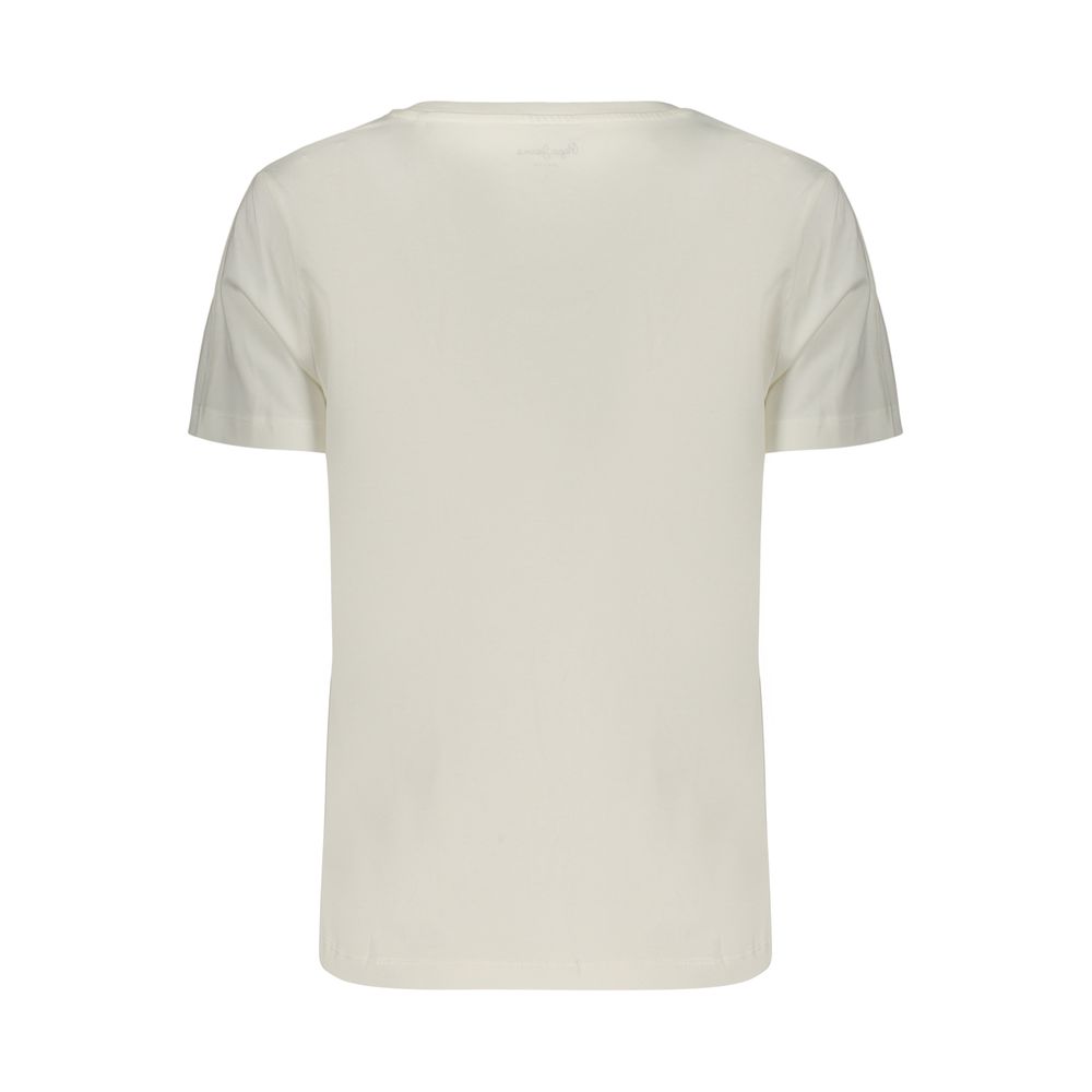 Pepe Jeans Women's White Cotton T-Shirt
