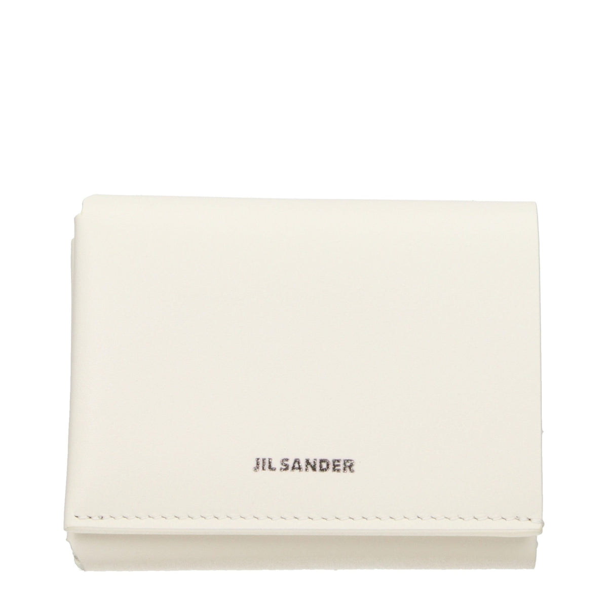 Jil Sander Beige Leder Portemonnaie