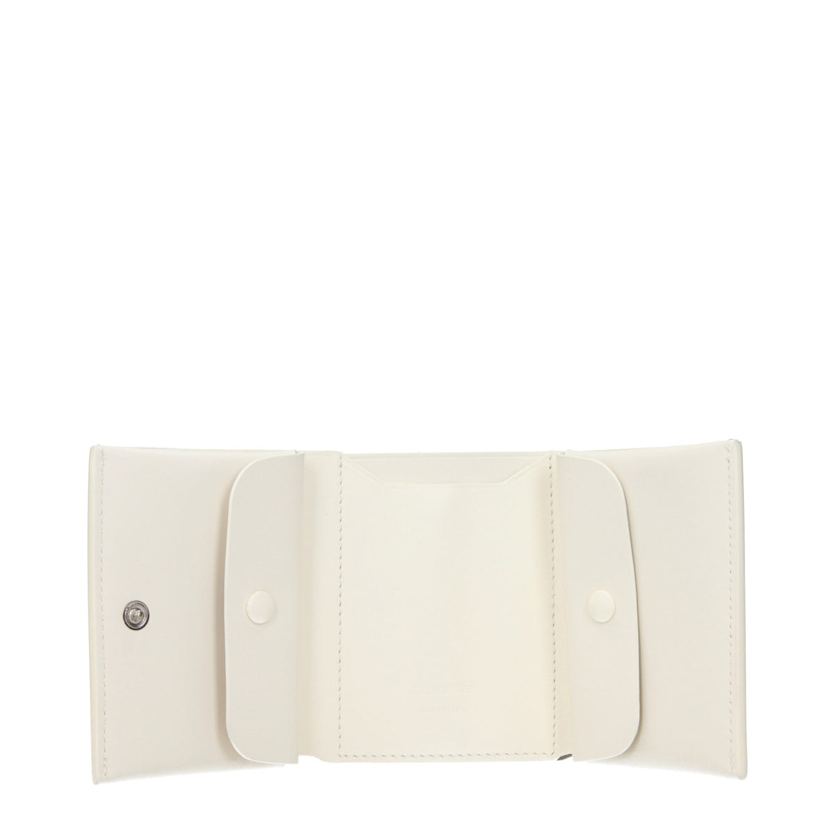 Jil Sander Beige Leder Portemonnaie