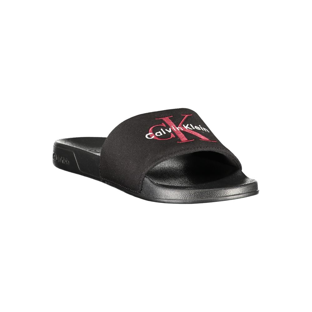 Calvin Klein Men's Black Polyester Loafers