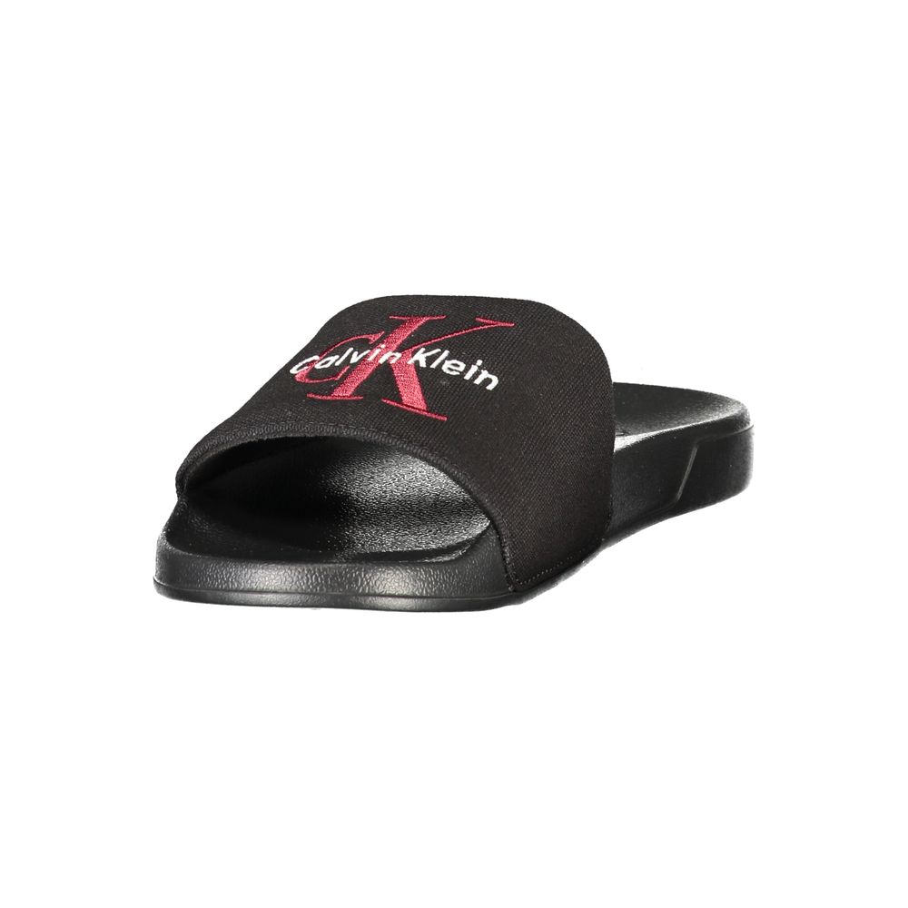Calvin Klein Men's Black Polyester Loafers