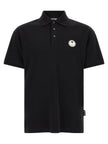 Palm Angels Schwarzes Baumwoll-Poloshirt