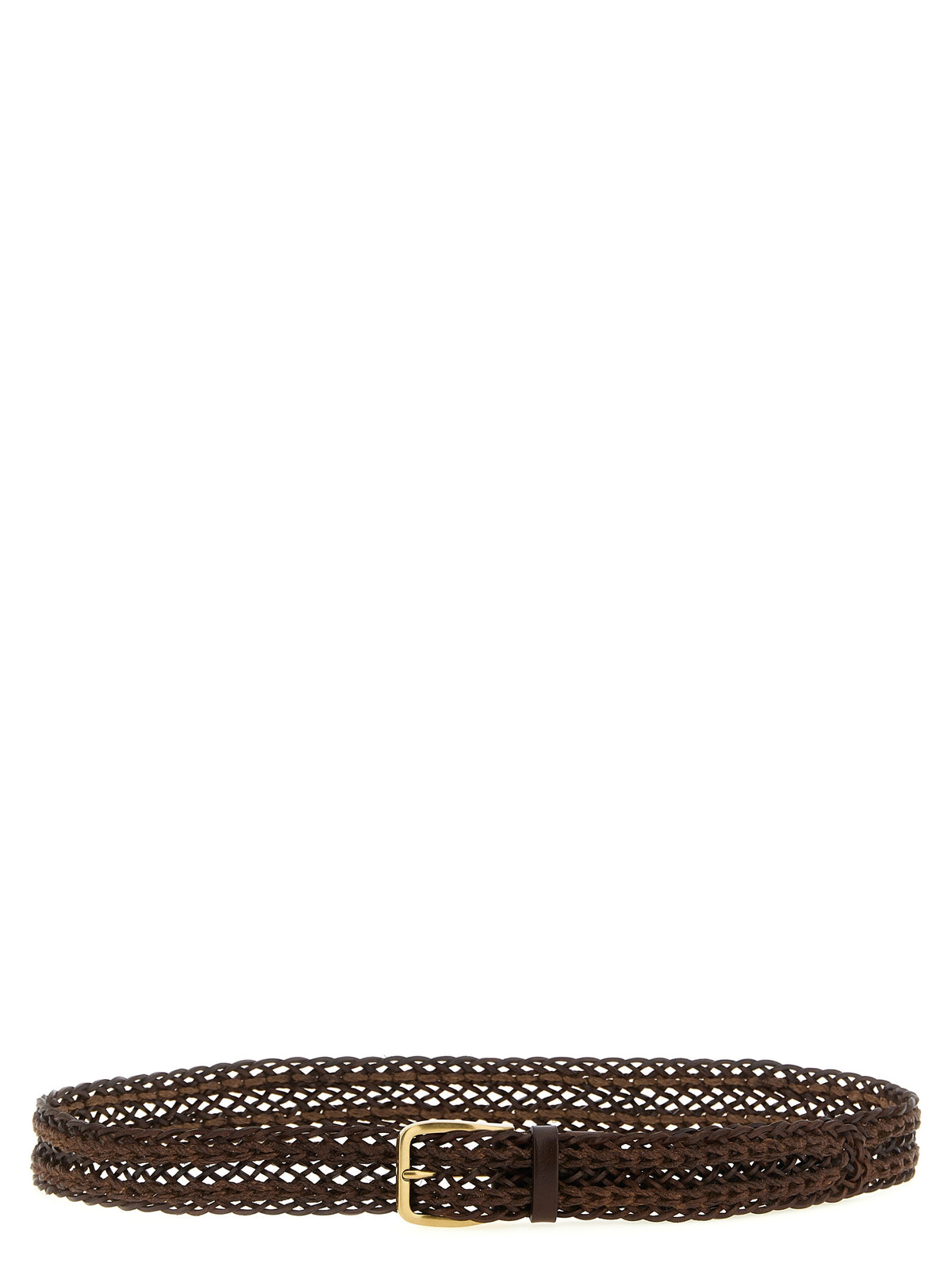 Brunello Cucinelli Brown Calfskin Belt Regular