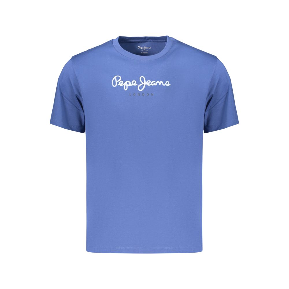 Pepe Jeans Men's Blue Cotton T-Shirt