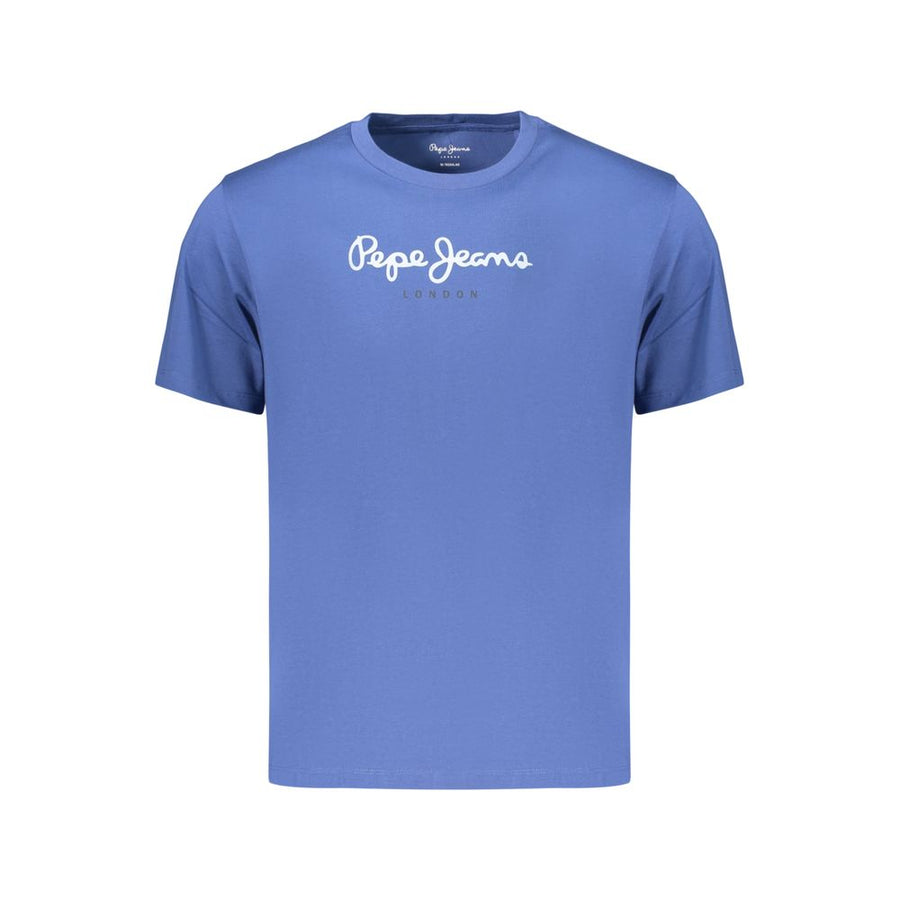 Pepe Jeans Men's Blue Cotton T-Shirt
