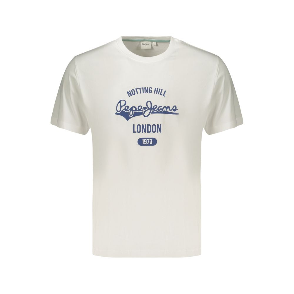 Pepe Jeans Men's White Cotton T-Shirt