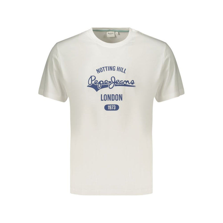 Pepe Jeans Men's White Cotton T-Shirt