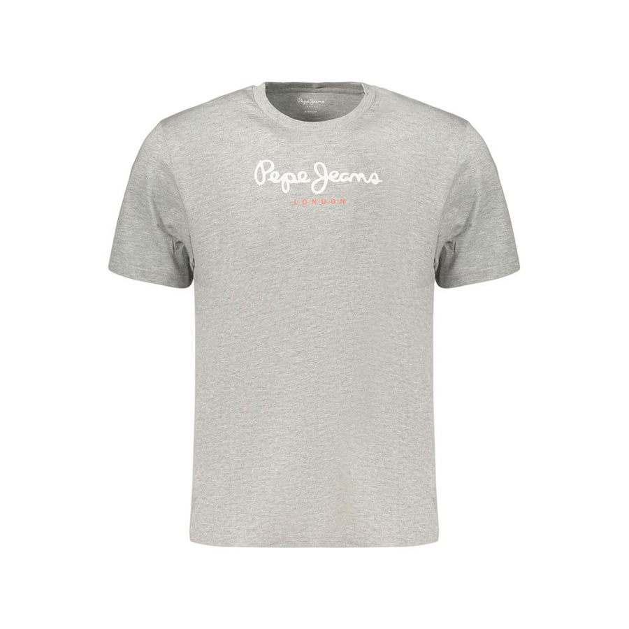 Pepe Jeans Men's Gray Cotton T-Shirt
