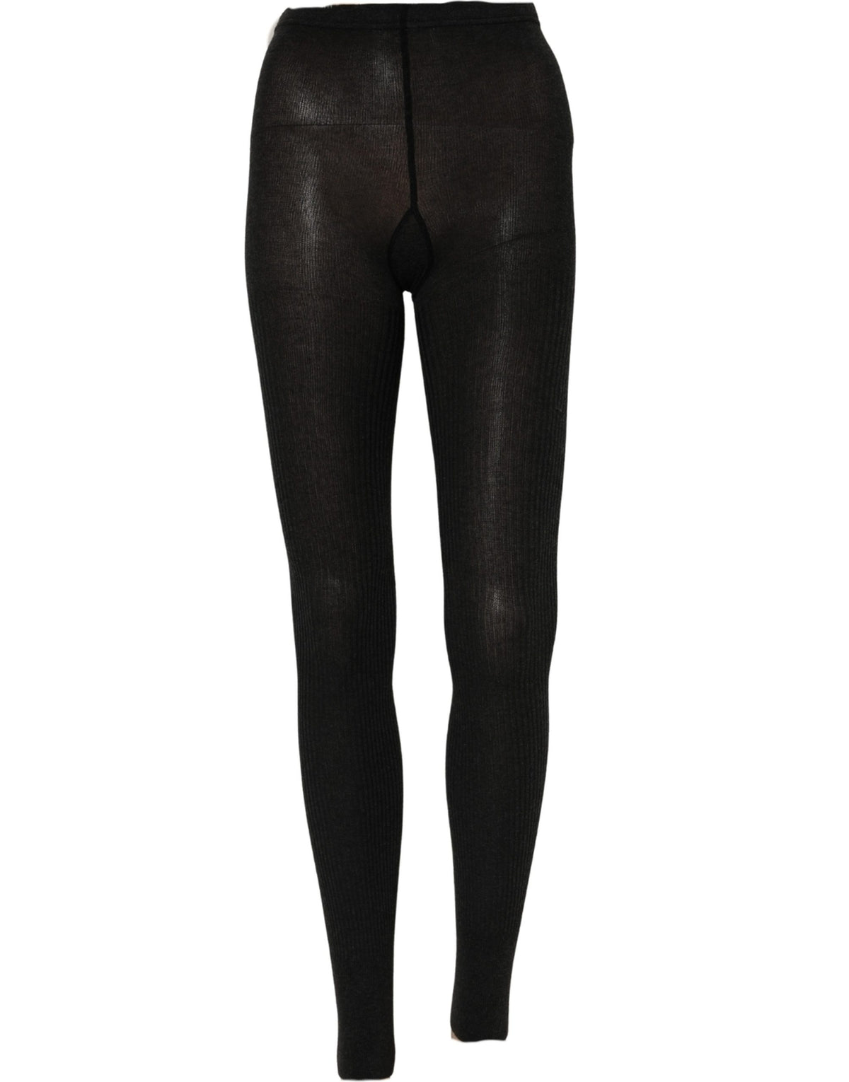 Dolce & Gabbana Gray Cotton Tights Socks