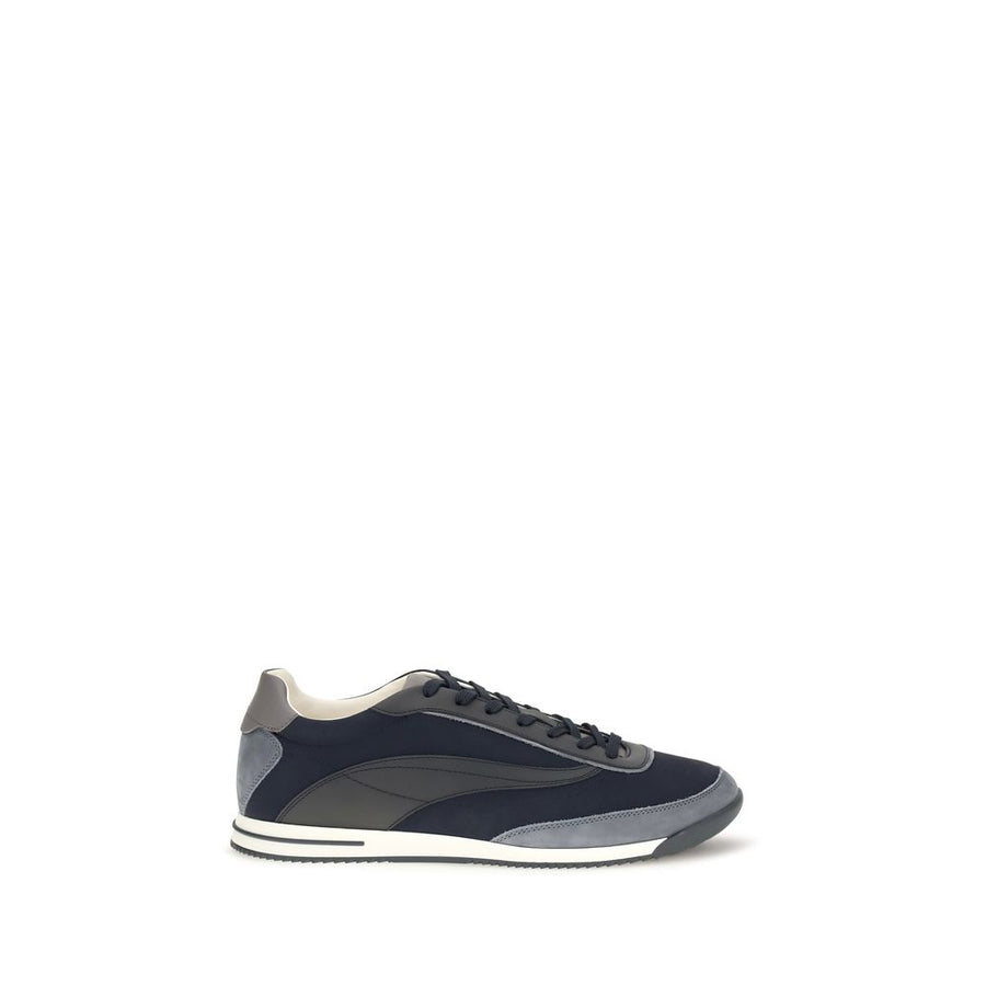 Brunello Cucinelli Blue Suede Sneakers