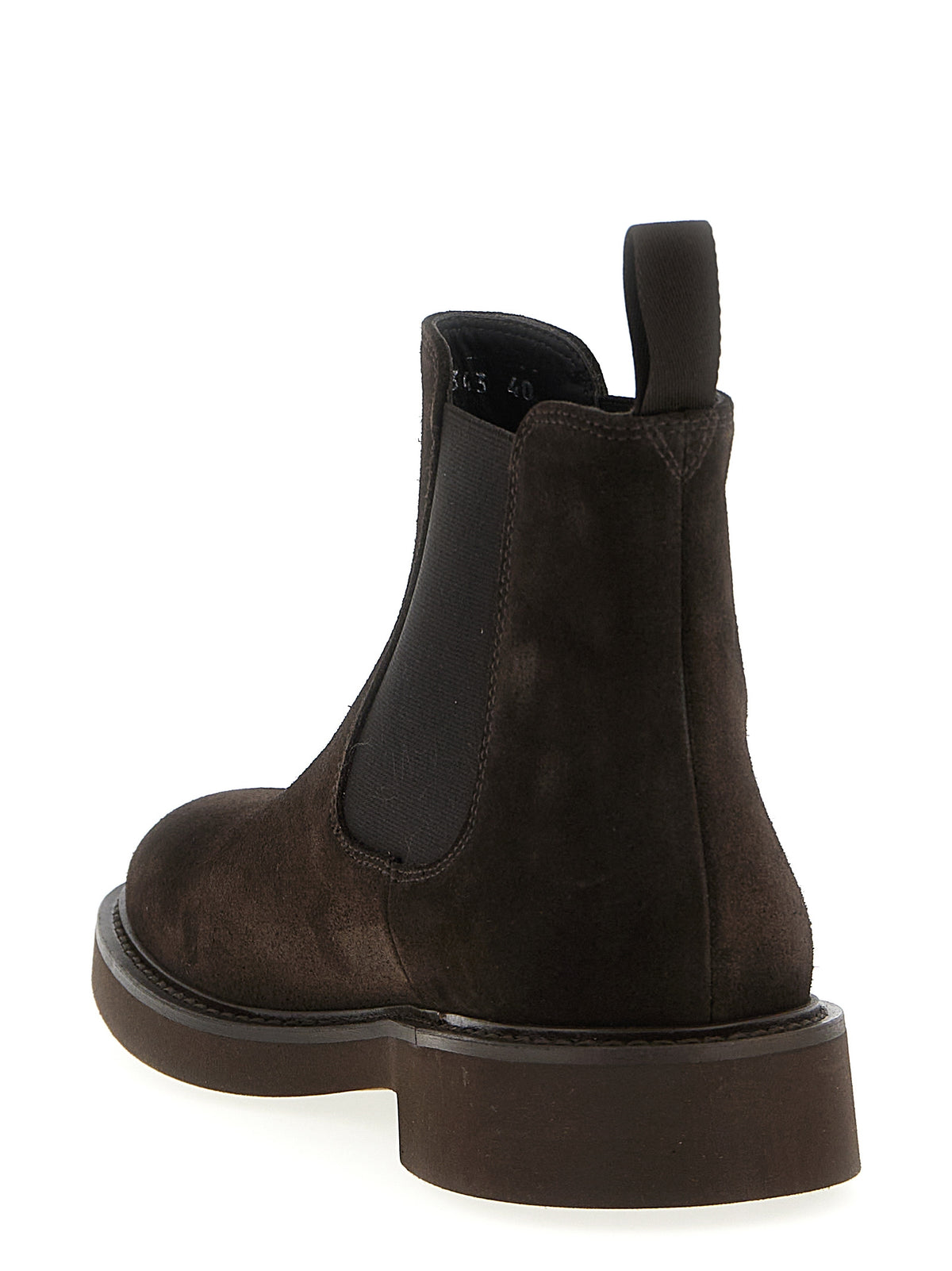 Doucal's brown calf leather Chelsea boots
