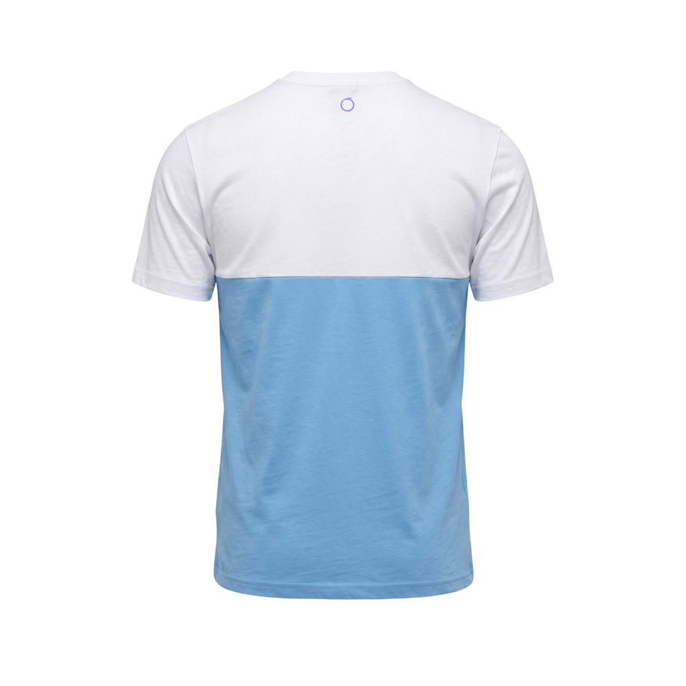 Trussardi Beachwear Hellblaues Polyester-T-Shirt