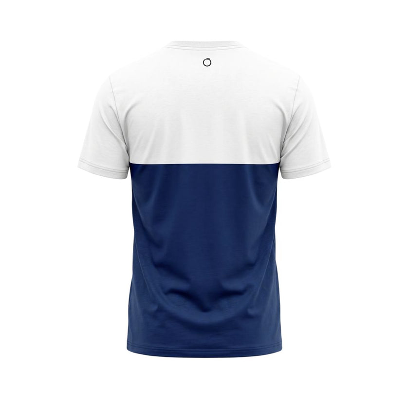 Trussardi Beachwear Blaues Baumwoll-T-Shirt für Herren
