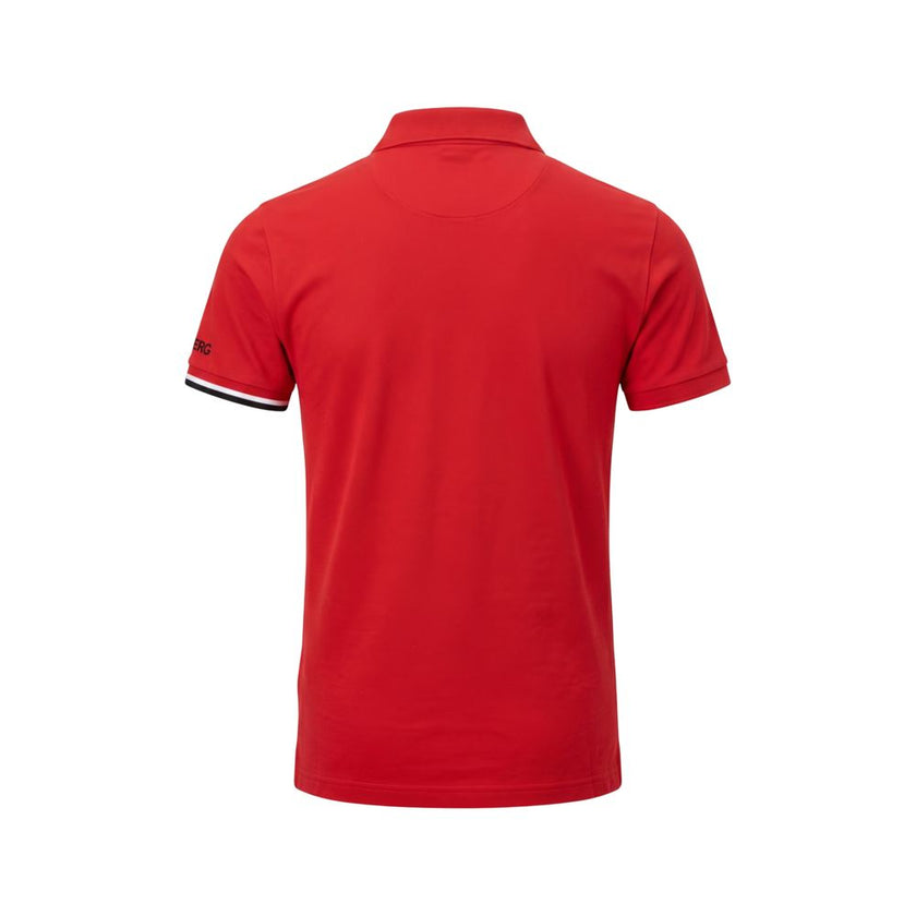 Iceberg rotes Herren-Poloshirt aus Baumwolle