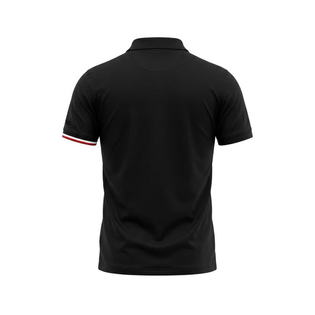 Iceberg Schwarzes Herren-Poloshirt aus Baumwolle