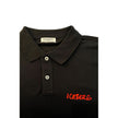Iceberg Herren-Poloshirt aus schwarzer Baumwolle