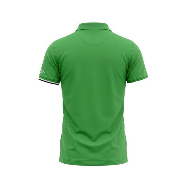 Iceberg Grünes Herren-Poloshirt aus Baumwolle