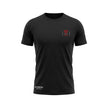 Iceberg Herren-T-Shirt aus schwarzer Baumwolle