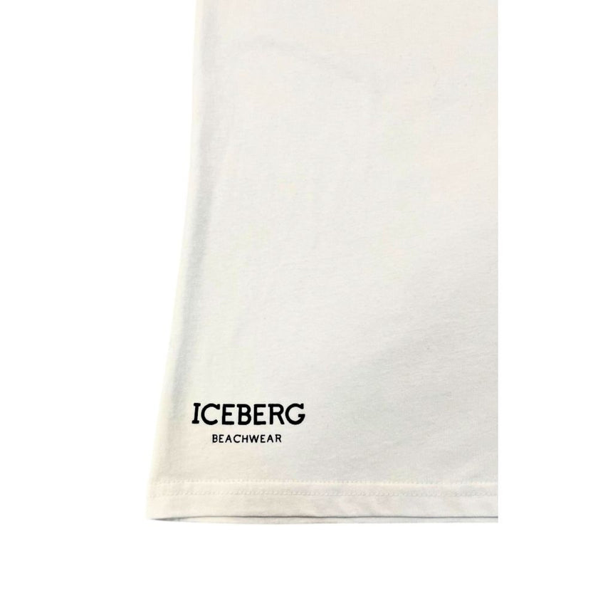 Iceberg Herren T-Shirt aus weißer Baumwolle