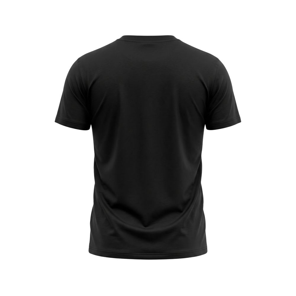 Iceberg Herren-T-Shirt aus schwarzer Baumwolle