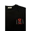 Iceberg Herren-T-Shirt aus schwarzer Baumwolle