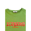 Iceberg Herren T-Shirt aus grüner Baumwolle