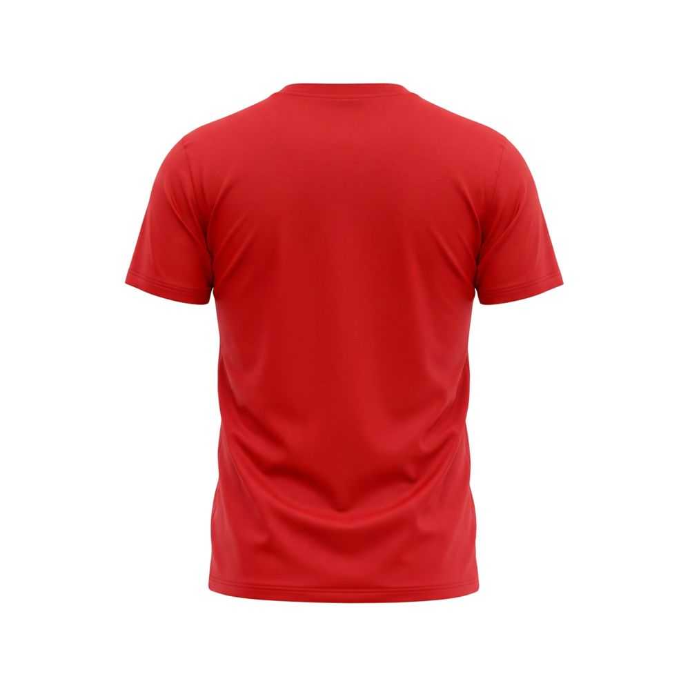 Iceberg Rotes Baumwoll-T-Shirt für Herren