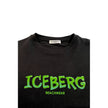 Iceberg Men's Black Cotton T-Shirt