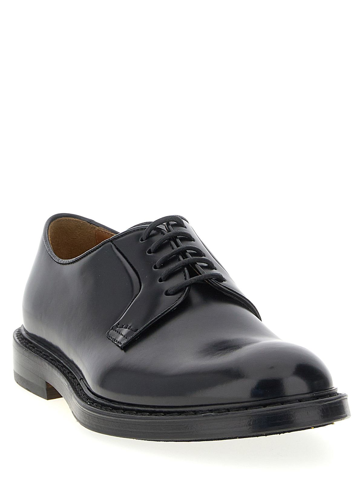 Doucal's Black Calf Leather Oxford and Derby Shoes