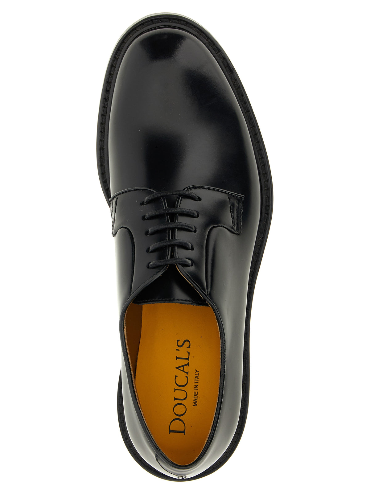Doucal's Black Calf Leather Oxford and Derby Shoes