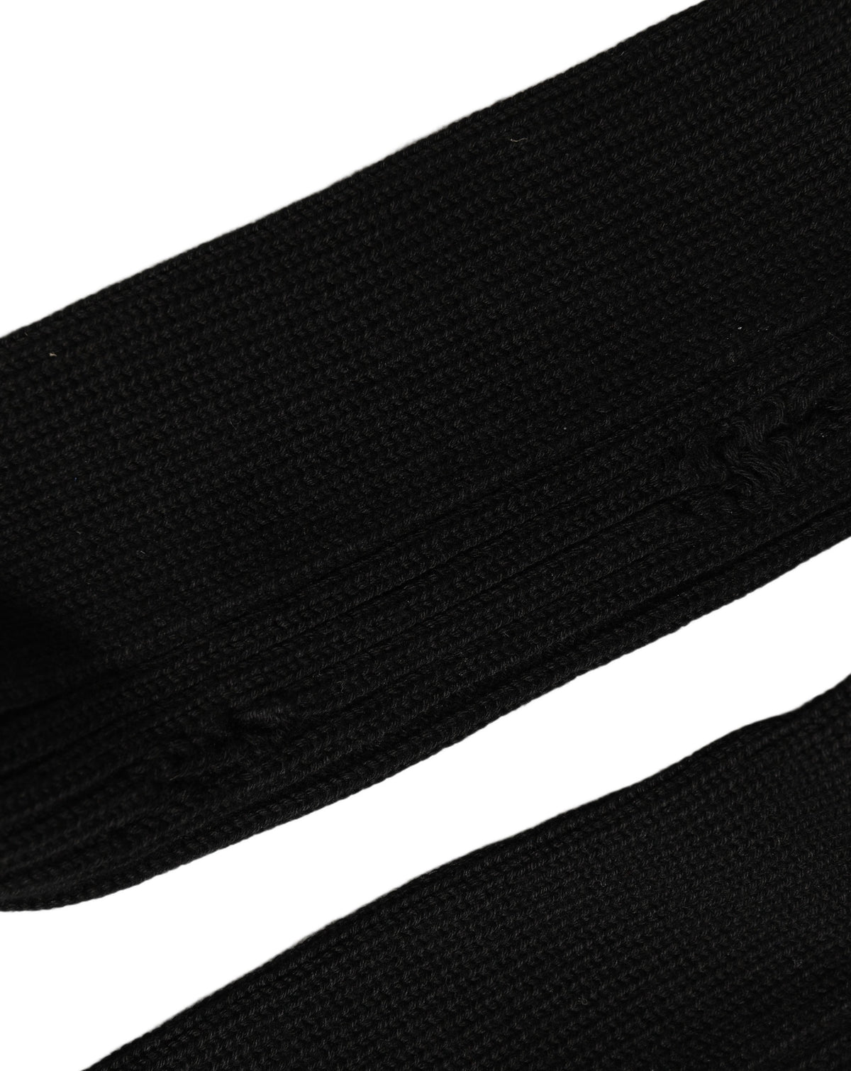 Dolce & Gabbana Herren schwarze Baumwoll-Socken mit Used-Look, mittellang