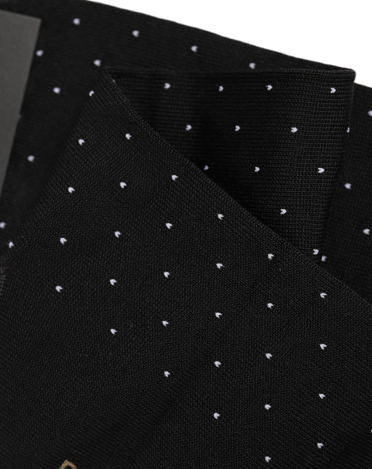 Dolce & Gabbana Men's Black Polka Dot Mid-Calf Cotton Socks