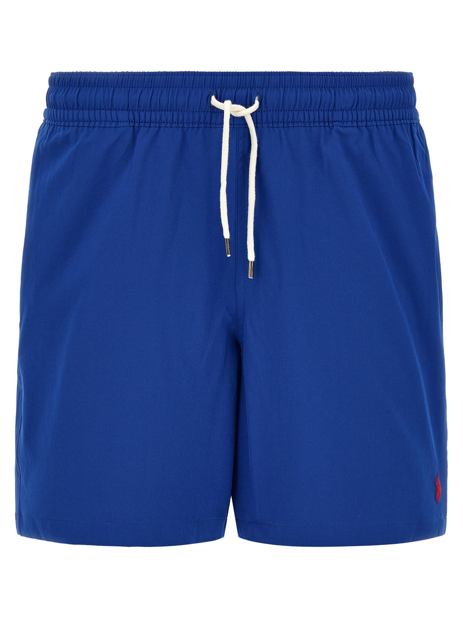 Polo Ralph Lauren Blaue Badeshorts aus Polyester