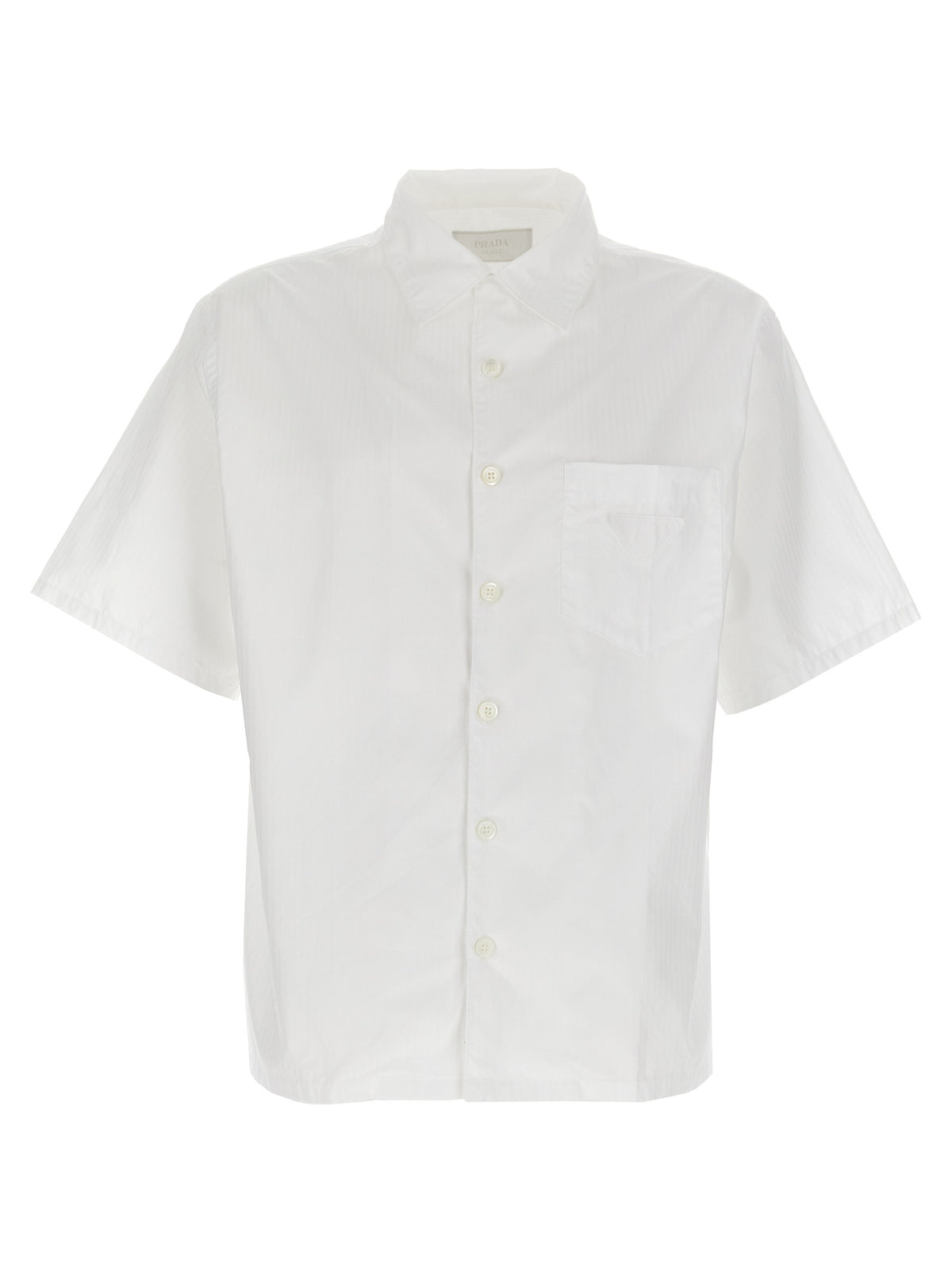 Prada Weiße Baumwollbluse