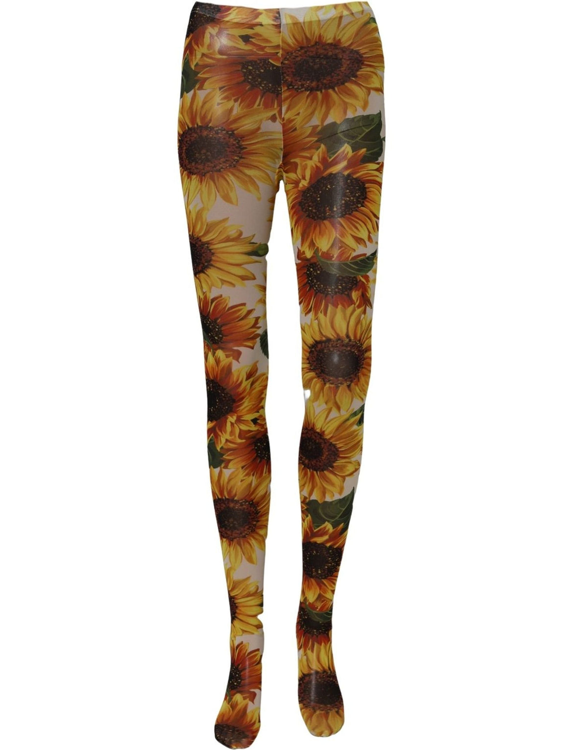 Dolce & Gabbana Mehrfarbige florale Nylonstrümpfe Socken