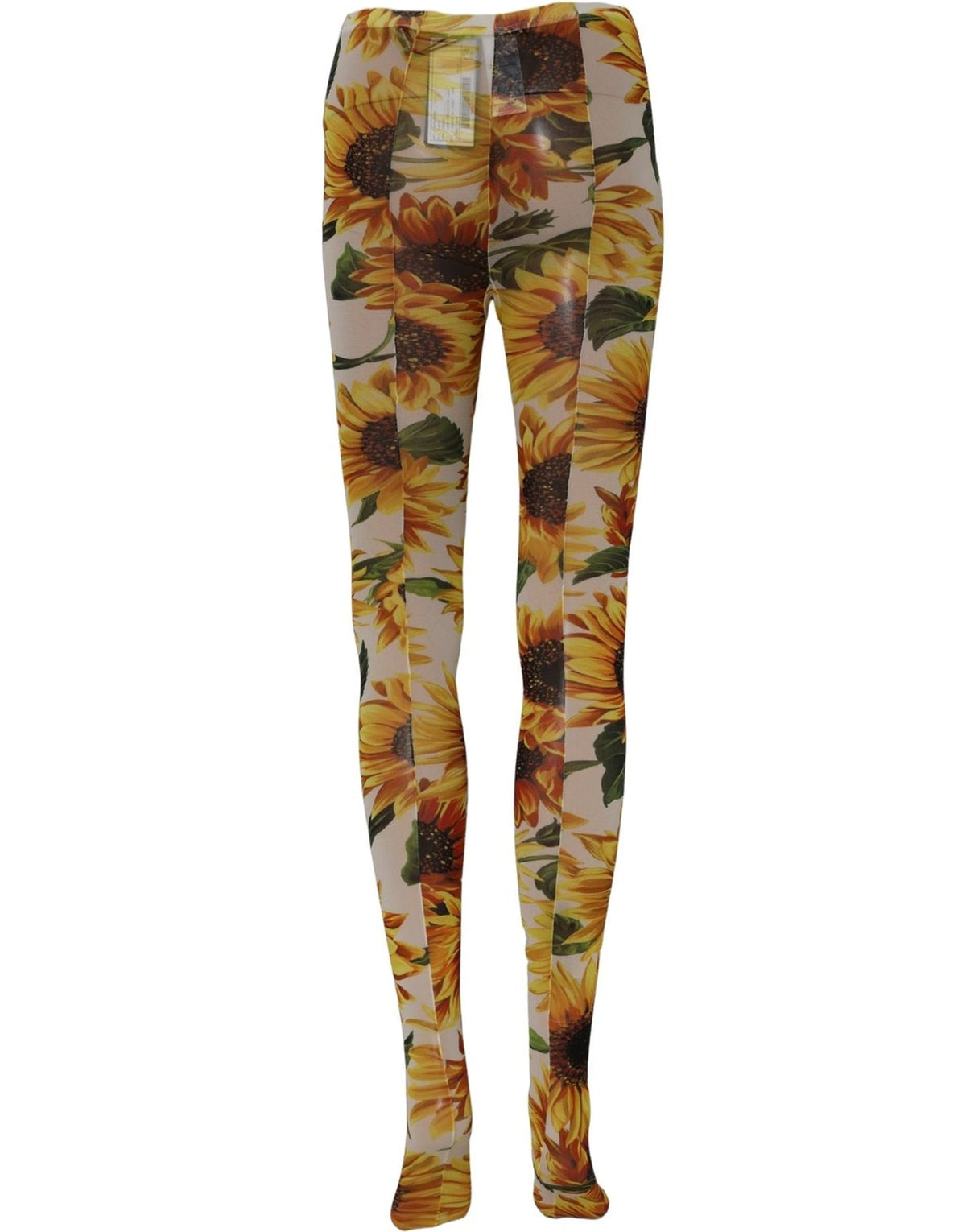 Dolce & Gabbana Mehrfarbige florale Nylonstrümpfe Socken