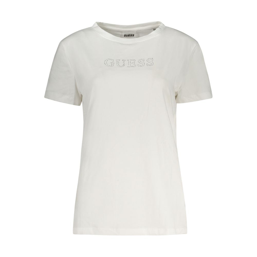 Guess Jeans White Cotton Women's T-Shirt